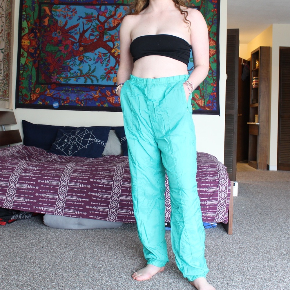 VINTAGE 80’s parachute pants!!